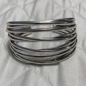 NWOT * Silver Tone Cuff Bracelet